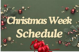 Christmas 2025 schedule